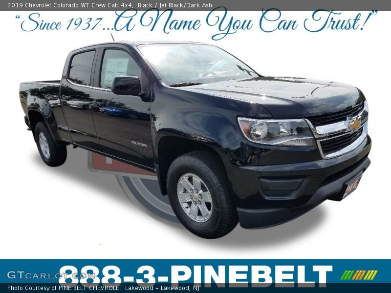 Black / Jet Black/Dark Ash 2019 Chevrolet Colorado WT Crew Cab 4x4