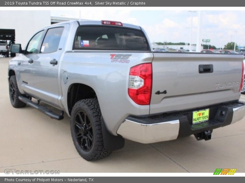 Silver Sky Metallic / Graphite 2019 Toyota Tundra TSS Off Road CrewMax 4x4