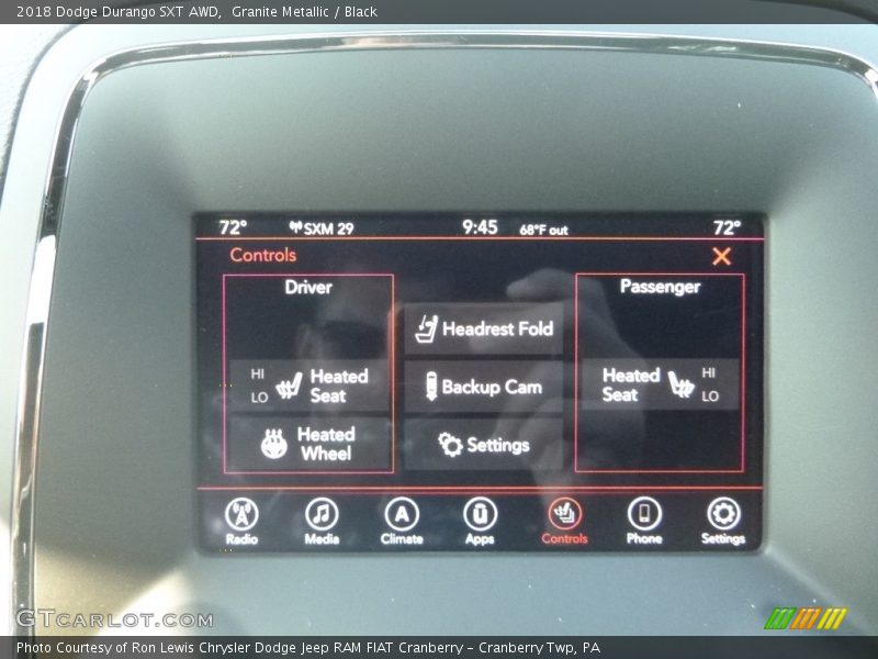 Granite Metallic / Black 2018 Dodge Durango SXT AWD