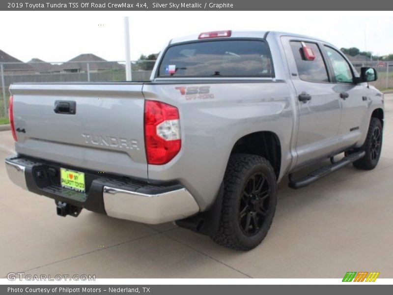Silver Sky Metallic / Graphite 2019 Toyota Tundra TSS Off Road CrewMax 4x4