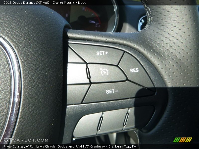 Granite Metallic / Black 2018 Dodge Durango SXT AWD