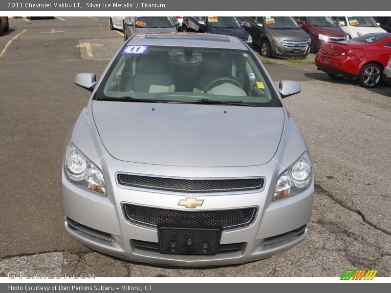 Silver Ice Metallic / Titanium 2011 Chevrolet Malibu LT