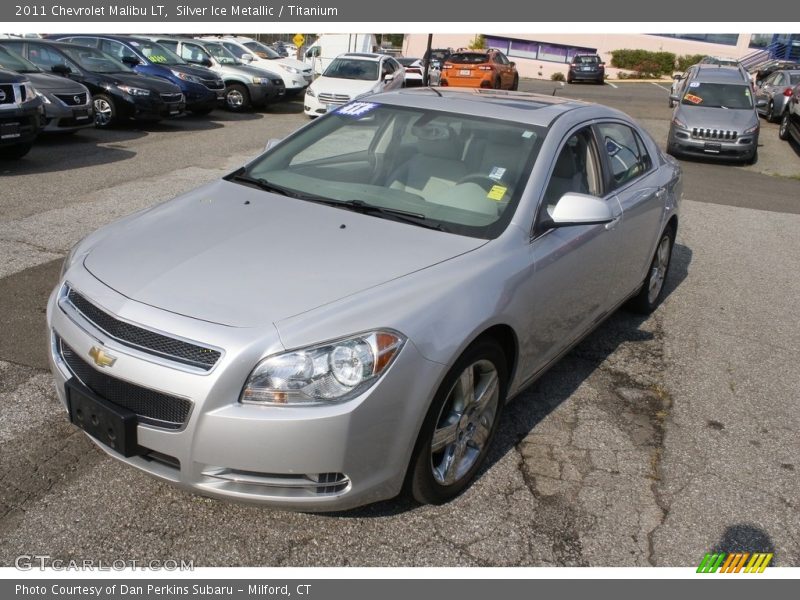 Silver Ice Metallic / Titanium 2011 Chevrolet Malibu LT