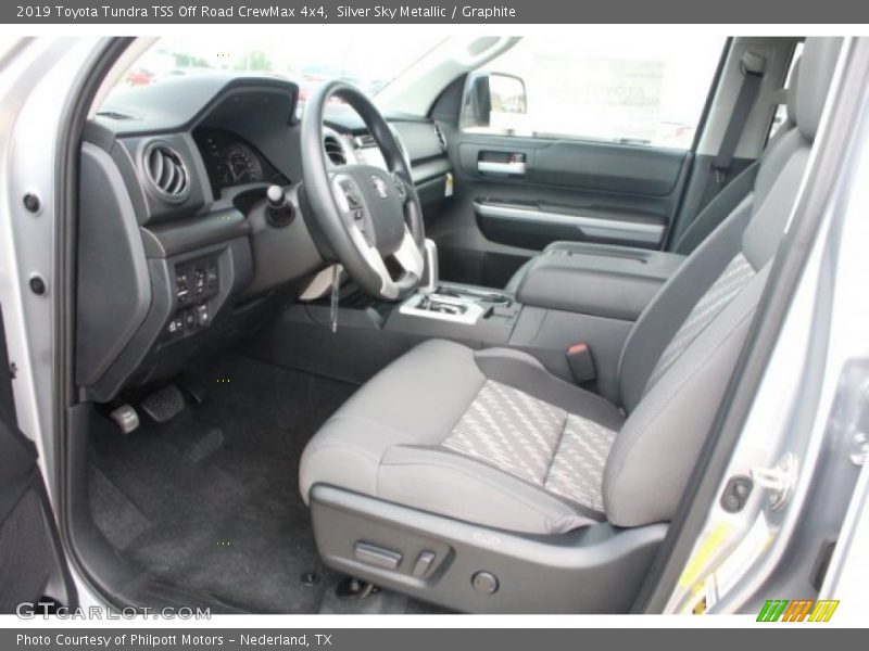 Silver Sky Metallic / Graphite 2019 Toyota Tundra TSS Off Road CrewMax 4x4