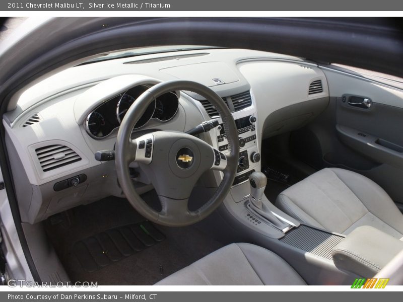 Silver Ice Metallic / Titanium 2011 Chevrolet Malibu LT
