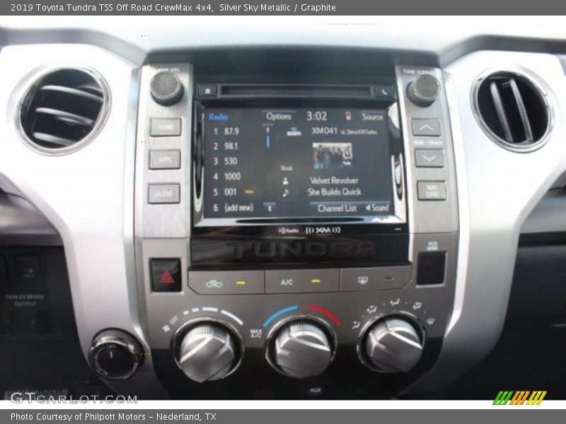 Silver Sky Metallic / Graphite 2019 Toyota Tundra TSS Off Road CrewMax 4x4