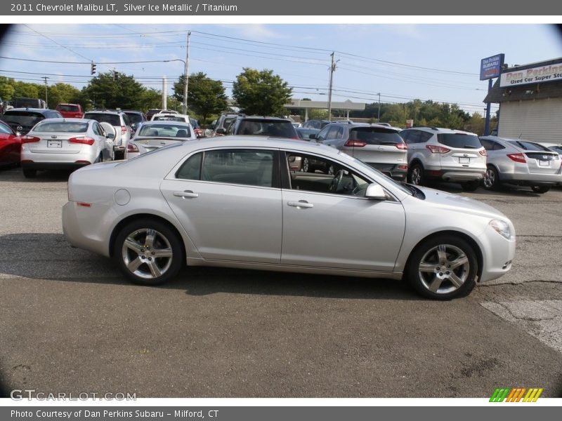 Silver Ice Metallic / Titanium 2011 Chevrolet Malibu LT