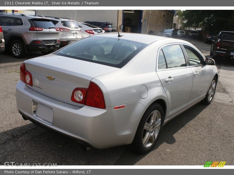 Silver Ice Metallic / Titanium 2011 Chevrolet Malibu LT