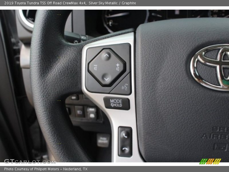 Silver Sky Metallic / Graphite 2019 Toyota Tundra TSS Off Road CrewMax 4x4