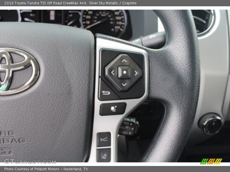 Silver Sky Metallic / Graphite 2019 Toyota Tundra TSS Off Road CrewMax 4x4