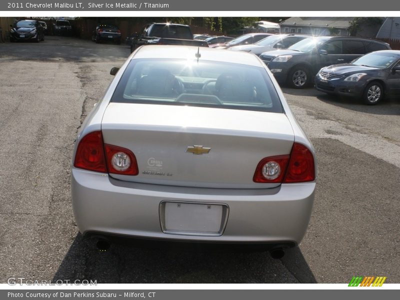 Silver Ice Metallic / Titanium 2011 Chevrolet Malibu LT