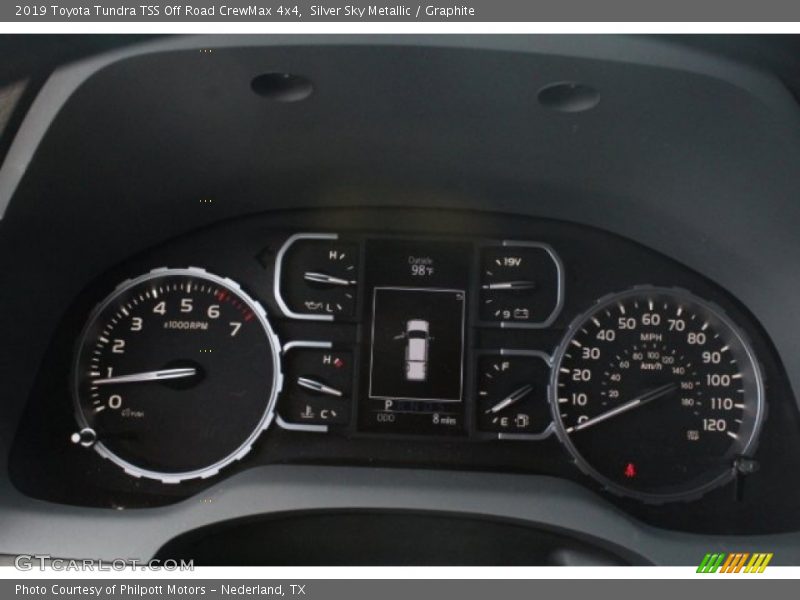 Silver Sky Metallic / Graphite 2019 Toyota Tundra TSS Off Road CrewMax 4x4