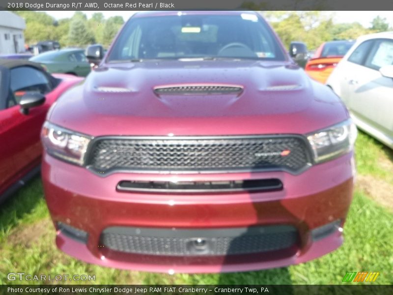 Octane Red Pearl / Black 2018 Dodge Durango R/T AWD