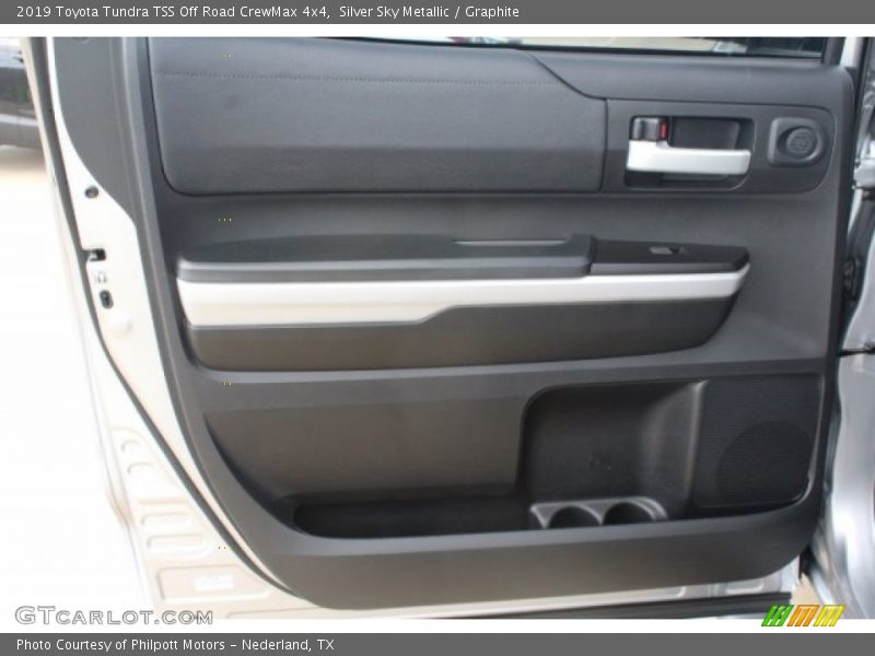 Silver Sky Metallic / Graphite 2019 Toyota Tundra TSS Off Road CrewMax 4x4