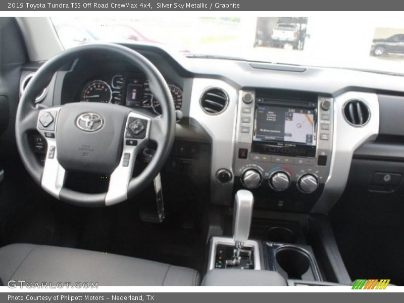Silver Sky Metallic / Graphite 2019 Toyota Tundra TSS Off Road CrewMax 4x4