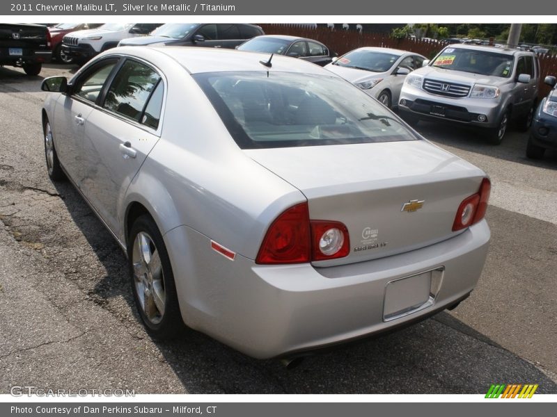 Silver Ice Metallic / Titanium 2011 Chevrolet Malibu LT