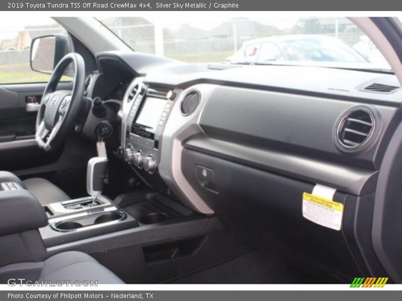 Silver Sky Metallic / Graphite 2019 Toyota Tundra TSS Off Road CrewMax 4x4