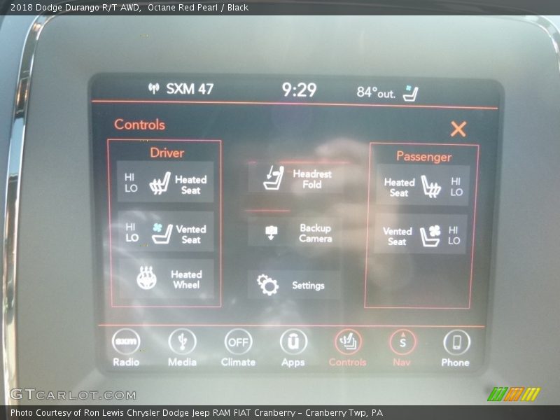 Octane Red Pearl / Black 2018 Dodge Durango R/T AWD