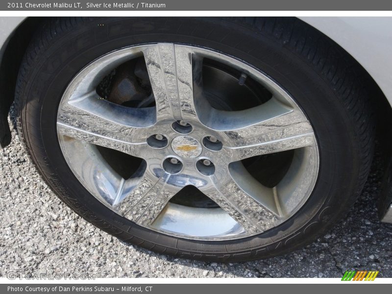 Silver Ice Metallic / Titanium 2011 Chevrolet Malibu LT