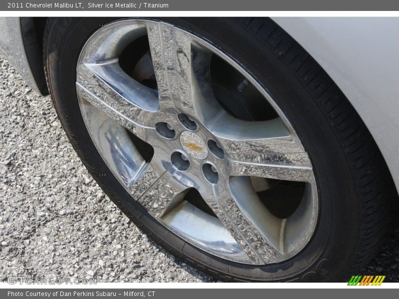 Silver Ice Metallic / Titanium 2011 Chevrolet Malibu LT