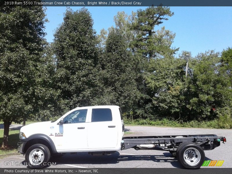 Bright White / Black/Diesel Gray 2018 Ram 5500 Tradesman Crew Cab Chassis