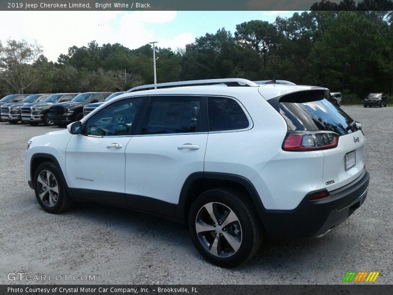 Bright White / Black 2019 Jeep Cherokee Limited
