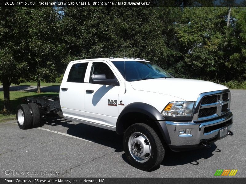 Bright White / Black/Diesel Gray 2018 Ram 5500 Tradesman Crew Cab Chassis