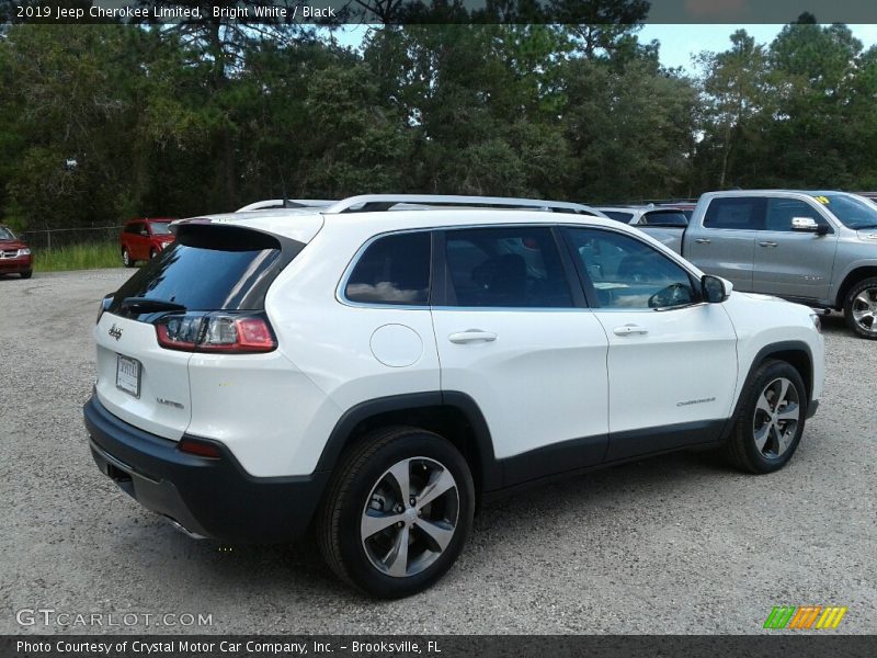 Bright White / Black 2019 Jeep Cherokee Limited