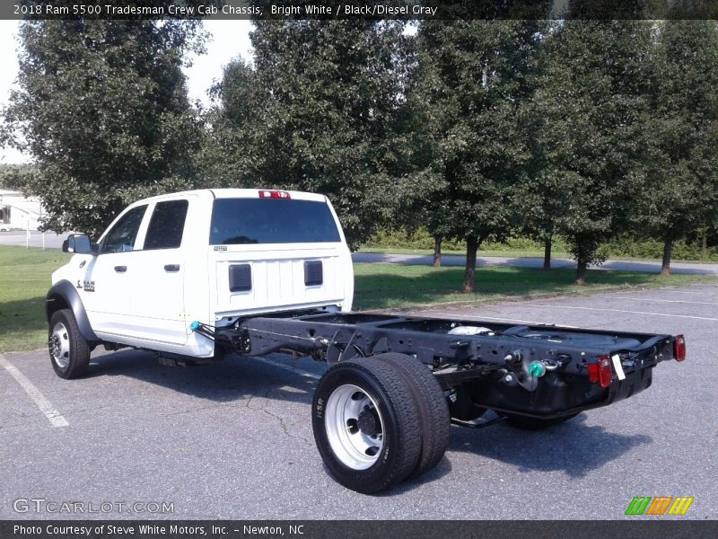 Bright White / Black/Diesel Gray 2018 Ram 5500 Tradesman Crew Cab Chassis