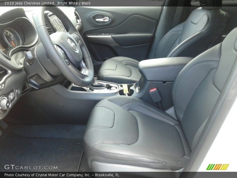 Bright White / Black 2019 Jeep Cherokee Limited