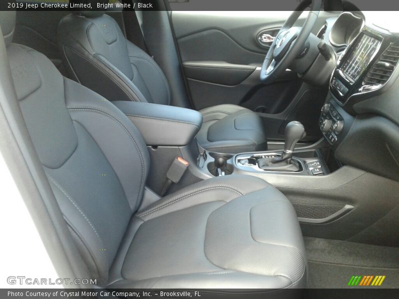 Bright White / Black 2019 Jeep Cherokee Limited