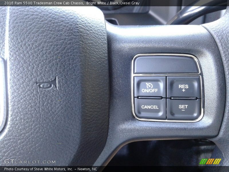 Bright White / Black/Diesel Gray 2018 Ram 5500 Tradesman Crew Cab Chassis