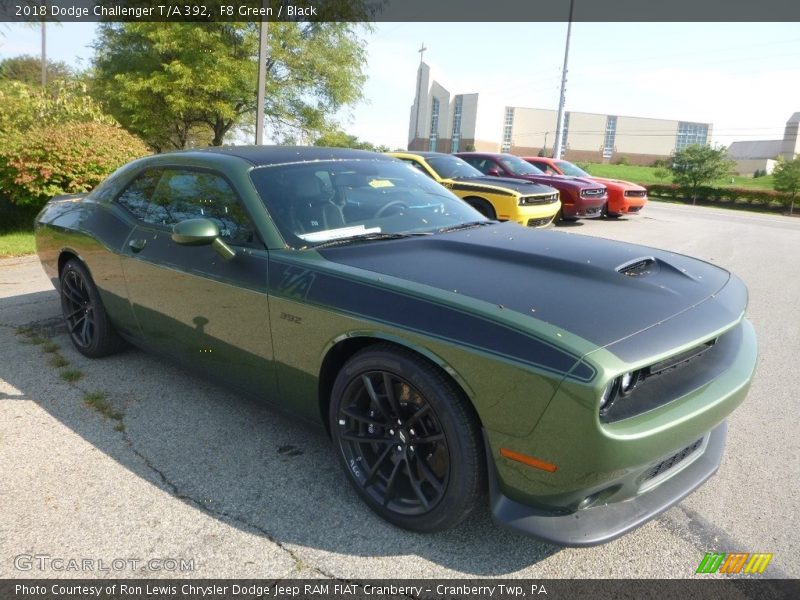 F8 Green / Black 2018 Dodge Challenger T/A 392