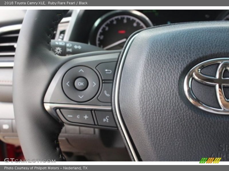 Ruby Flare Pearl / Black 2018 Toyota Camry XLE