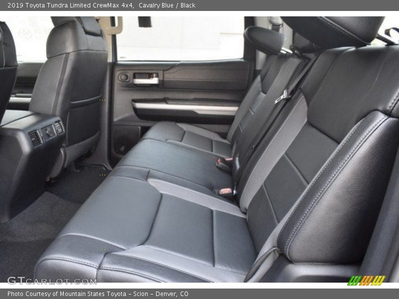 Rear Seat of 2019 Tundra Limited CrewMax 4x4