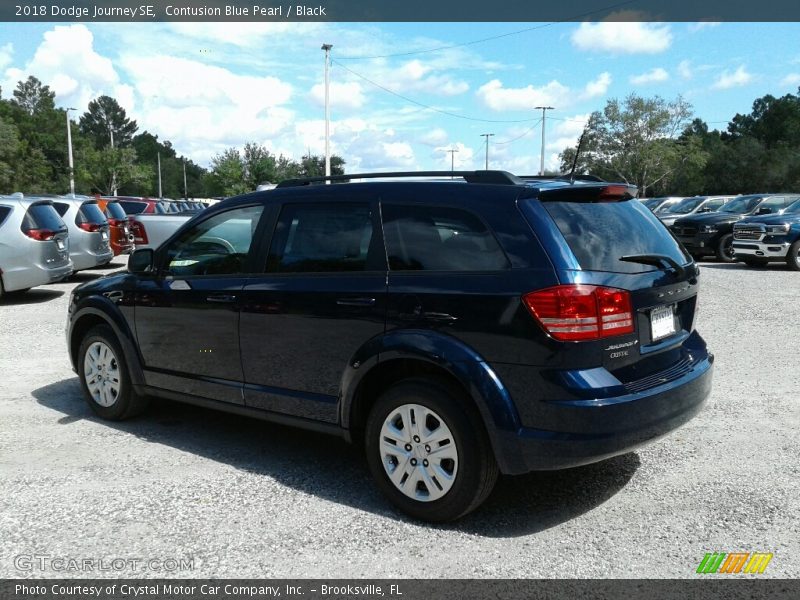 Contusion Blue Pearl / Black 2018 Dodge Journey SE