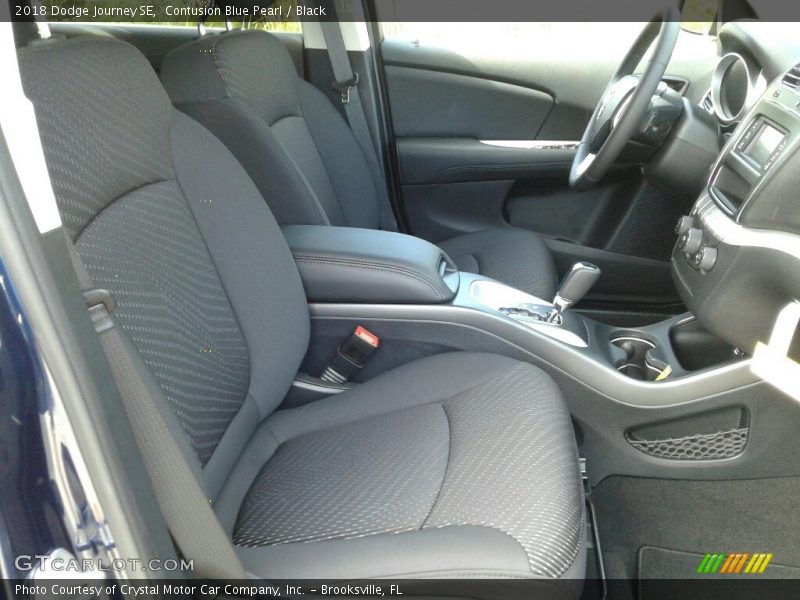 Contusion Blue Pearl / Black 2018 Dodge Journey SE