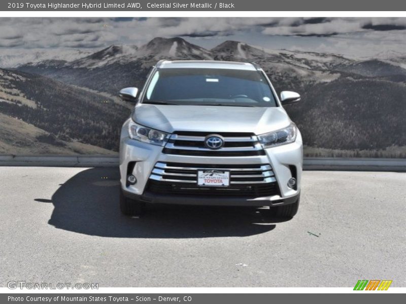 Celestial Silver Metallic / Black 2019 Toyota Highlander Hybrid Limited AWD