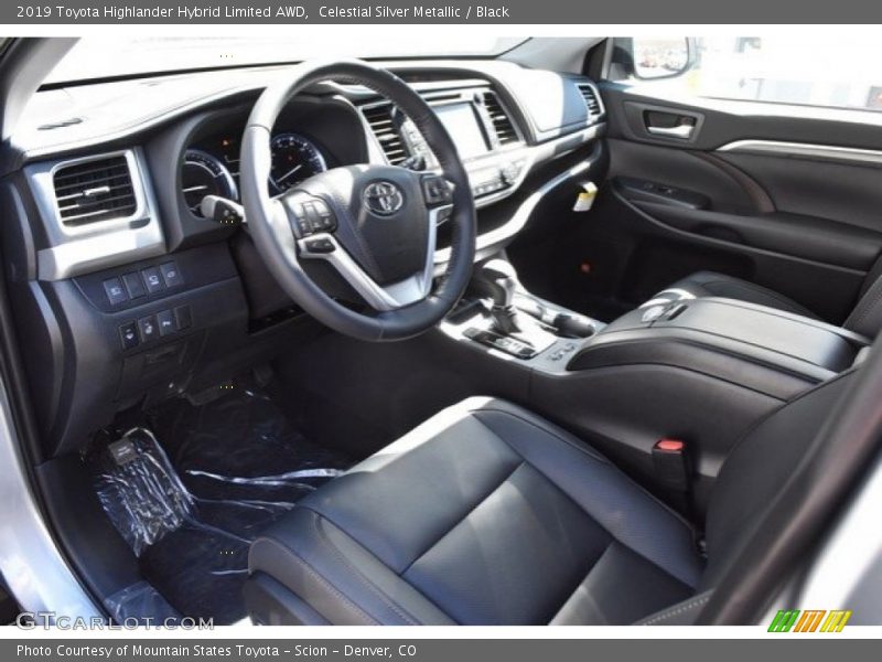  2019 Highlander Hybrid Limited AWD Black Interior