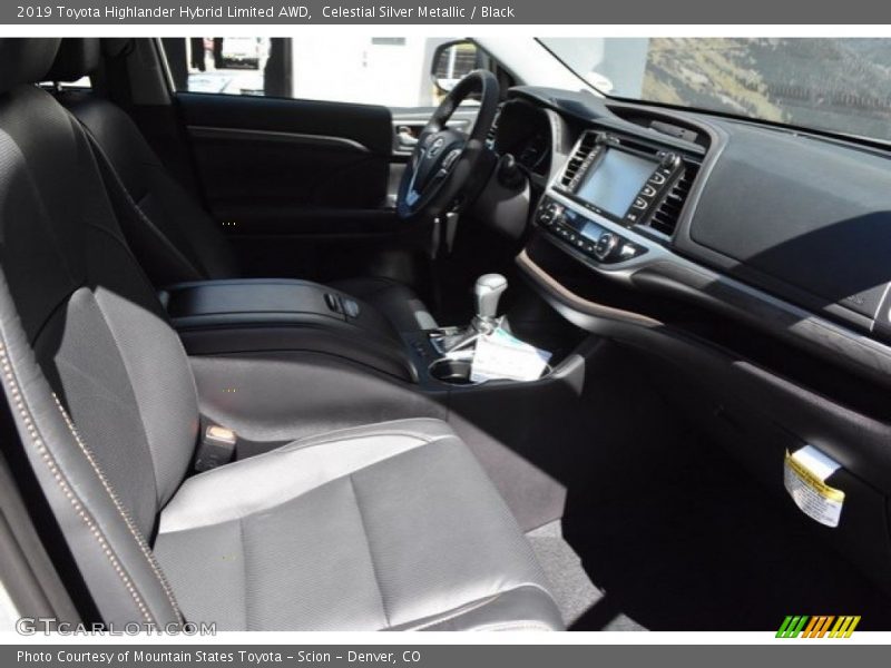 Celestial Silver Metallic / Black 2019 Toyota Highlander Hybrid Limited AWD