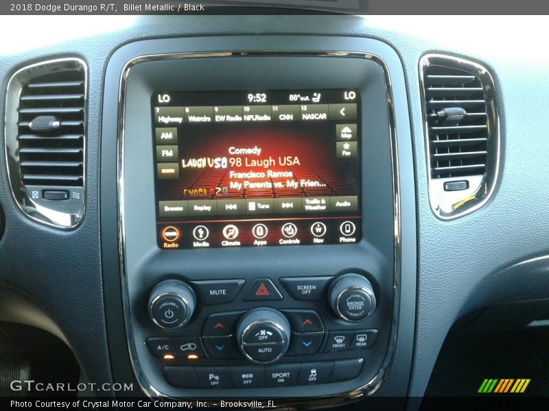 Billet Metallic / Black 2018 Dodge Durango R/T