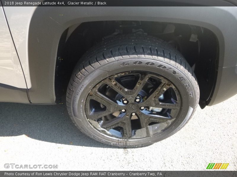 Glacier Metallic / Black 2018 Jeep Renegade Latitude 4x4