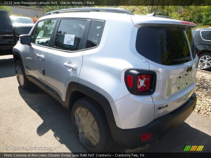 Glacier Metallic / Black 2018 Jeep Renegade Latitude 4x4