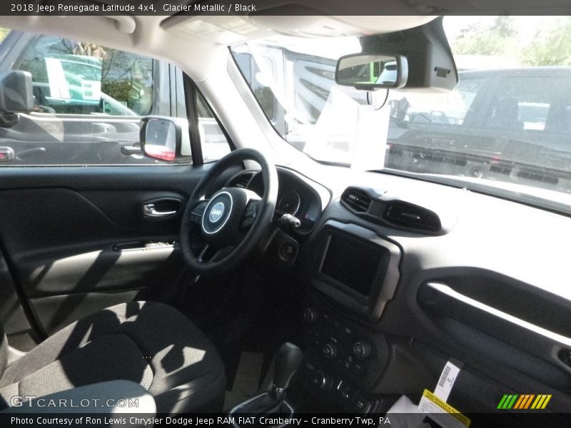 Glacier Metallic / Black 2018 Jeep Renegade Latitude 4x4