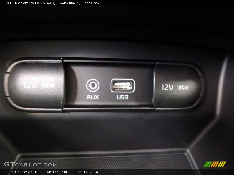 Ebony Black / Light Gray 2019 Kia Sorento LX V6 AWD