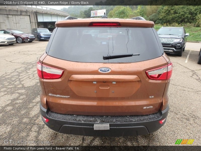Canyon Ridge / Ebony Black 2018 Ford EcoSport SE 4WD
