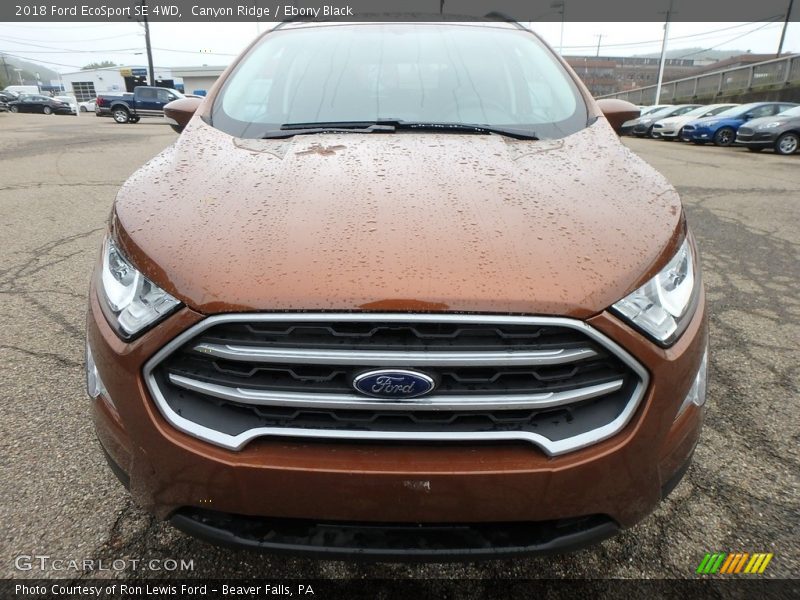 Canyon Ridge / Ebony Black 2018 Ford EcoSport SE 4WD