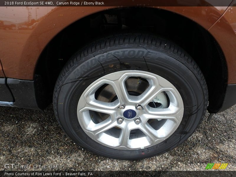 Canyon Ridge / Ebony Black 2018 Ford EcoSport SE 4WD