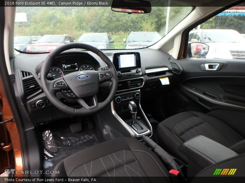Canyon Ridge / Ebony Black 2018 Ford EcoSport SE 4WD
