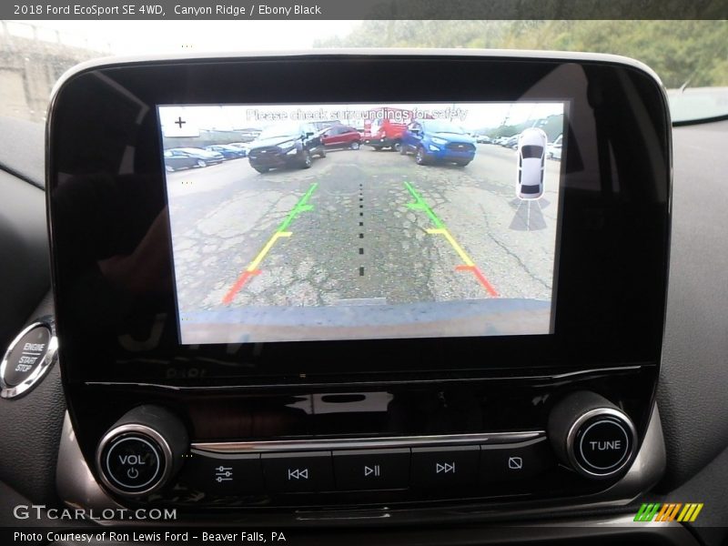 Canyon Ridge / Ebony Black 2018 Ford EcoSport SE 4WD